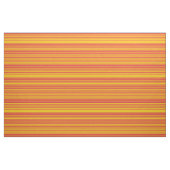 Orange Yellow Red Stripes ファブリック (ヤード)