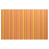 Orange Yellow Red Stripes ファブリック (ヤード)