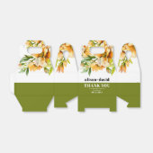 Orange yellow rhododendron flowers fall wedding フェイバーボックス (折り畳みなし)