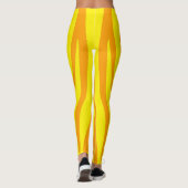 orange yellow sport women レギンス (裏面)