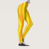 orange yellow sport women レギンス (右)