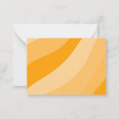 Orange You Glad We're Friends Valentine's Day Note ノートカード (裏面)