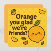 Orange You Glad We's Friends Card シーズンカード (正面/裏面)