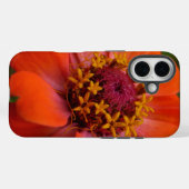 Orange Zinnia Wildflower Nature Floral Case-Mate iPhoneケース (裏面 (横))