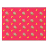 Orangen – Oranges – Citrus fruits pink テーブルクロス (正面(横))