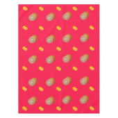 Orangen – Oranges – Citrus fruits pink テーブルクロス (正面)