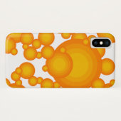 Oranger 70年代のスタイリングは泡のように円 Case-Mate iPhoneケース (裏面(横))