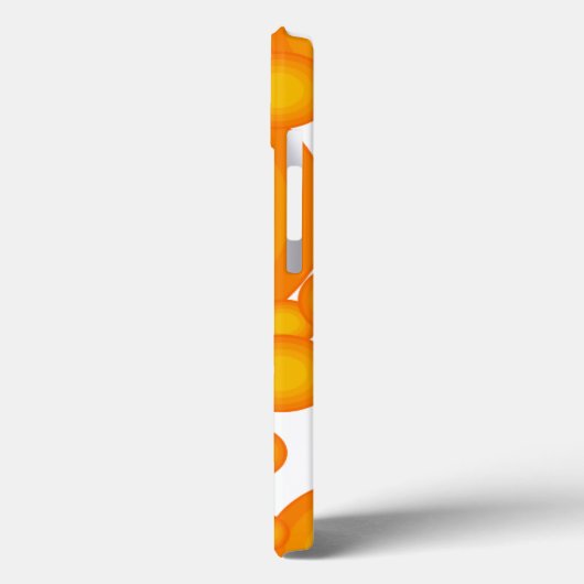Oranger 70年代のスタイリングは泡のように円 Case-Mate iPhoneケース (裏面 / 左)