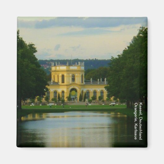 Orangerie in der Karlsaue, Kassel (Deutschland) マグネット (正面)