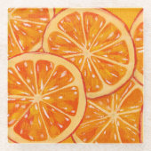 Oranges ガラスコースター (正面)