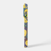 Oranges and paint splashes iPhoneケース (左側面)