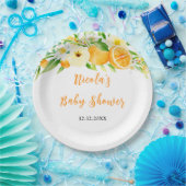 Oranges Citrus Baby Shower ペーパープレート (パーティー)