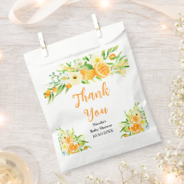 Oranges Citrus Baby Shower Thank You フェイバーバッグ