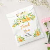 Oranges Citrus Baby Shower Thank You フェイバーバッグ (封をした状態)