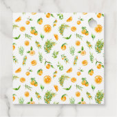 Oranges Citrus Birthday Party Thank You フェイバータグ (裏面)