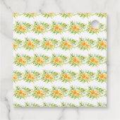 Oranges Citrus Birthday Thank You フェイバータグ (裏面)