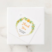 Oranges Citrus Wedding Thank You フェイバータグ (インサイチュ)