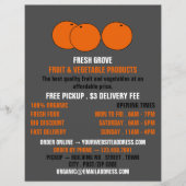 Oranges, Greengrocers Advertising チラシ (正面)