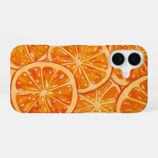 Oranges iPhone Case 16ケース (裏面横)