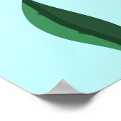 oranges on leaf branches seamless pattern, citrus ポスター (角)