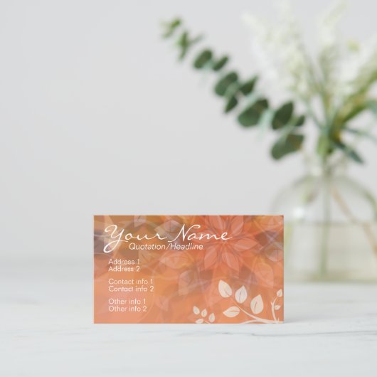 OrangeSture名刺 名刺 (スタンド正面)