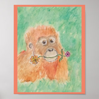 orangutan ポスター