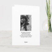 Orangutan#8挨拶カード カード (裏面)