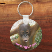 Orangutan Rainforest Snack キーホルダー (正面)