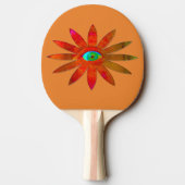 Orangyの目の花 卓球ラケット (裏面)