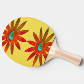 Orangyの目の花 卓球ラケット (横)