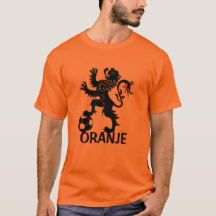 OranjeのTシャツ-オレンジ王室のなオランダ色 Tシャツ