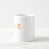 Oranje: 総Footbal コーヒーマグカップ (中央)