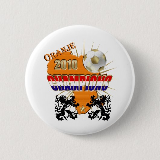 Oranje Wereldkampioenの2010年の世界のチャンピオン 缶バッジ (正面)