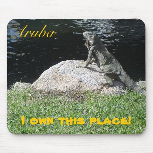 Oranjestad、アルバ マウスパッド (正面)