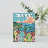 Oranjestad Aruba Travel ポストカード (スタンド正面)