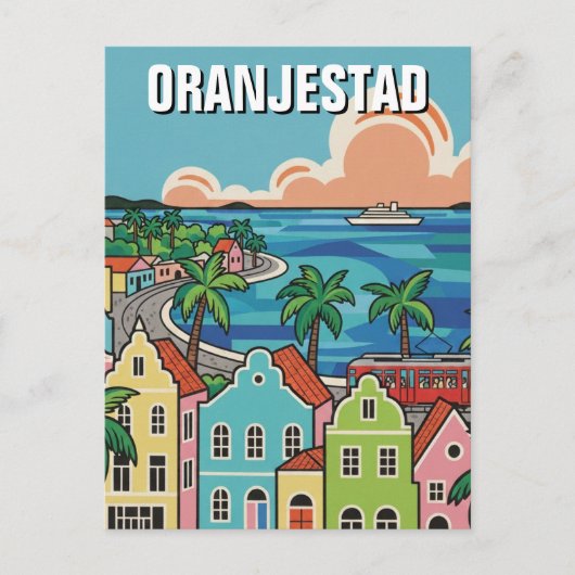 Oranjestad Aruba Travel ポストカード (正面)