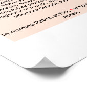 Oratio ad Sanctum Michaël ポスター (角)