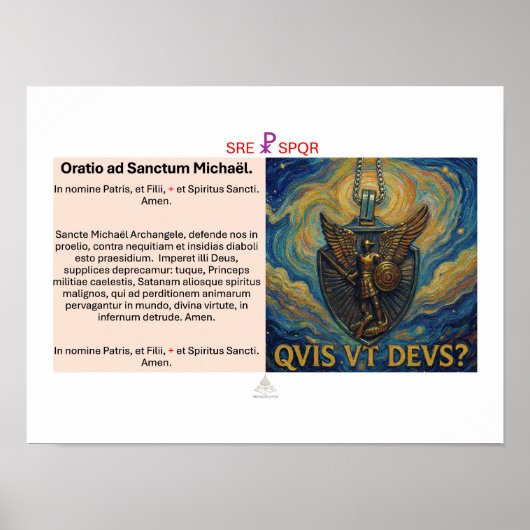 Oratio ad Sanctum Michaël ポスター (正面)