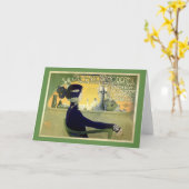 Orazi Manuel 1905ヴィンテージフランスの広告ズ カード (黄色い花)