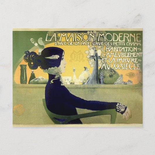 Orazi Manuel 1905ヴィンテージフランスの広告ズ ポストカード (正面)