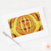 Orb金ゴールドシール長方形 長方形シール (封筒)