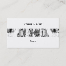 Orb Chromeストライプ名刺ホワイトバック 名刺