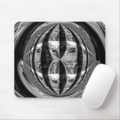 Orb Chrome Blackマウスパッド(水平) マウスパッド (マウス)
