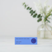 Orb Dark Blue名刺ブルースキニー スキニー名刺 (スタンド正面)