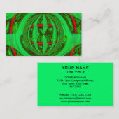 Orb Green名刺 名刺 (正面/裏面)