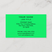 Orb Green名刺 名刺 (裏面)