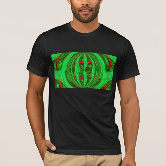 Orb Green AmericanアパレルTシャツ Tシャツ (正面)