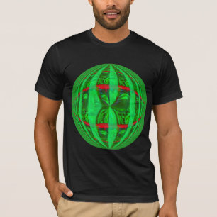 Orb Green Round AmericanアパレルTシャツ Tシャツ