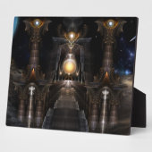 Orb Of Acrellis Fractal Art Photograph フォトプラーク (側面)