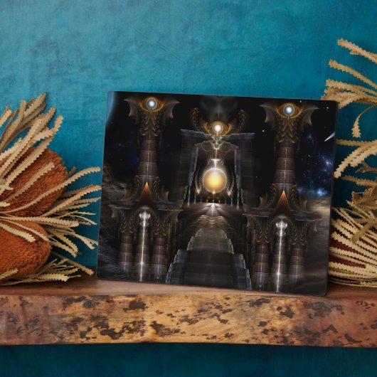 Orb Of Acrellis Fractal Art Photograph フォトプラーク (側面)